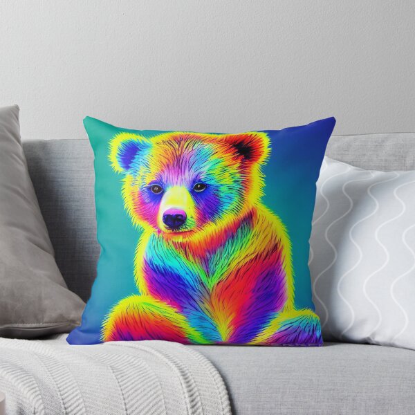 Item preview, Super colorful cute bear designed and sold by Stanley de Wekker.