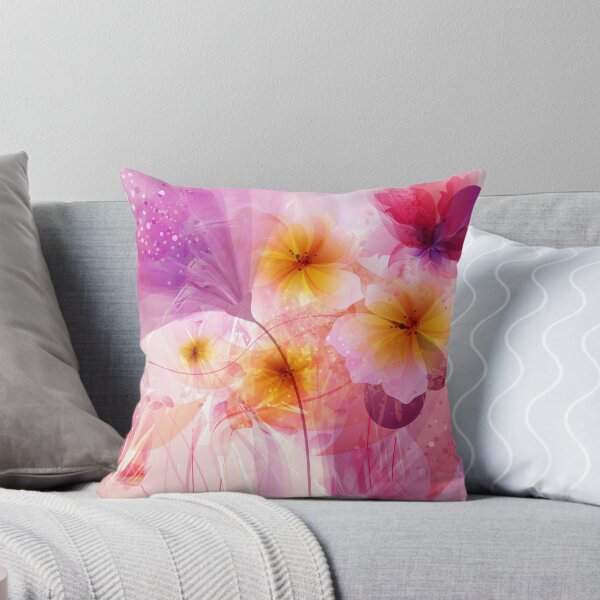 Electric Love Throw Pillow