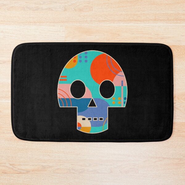 Item preview, Geometric Abstract Memphis Skull designed and sold by makart2.