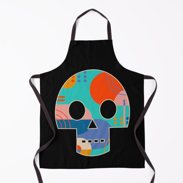 Item preview, Geometric Abstract Memphis Skull designed and sold by makart2.