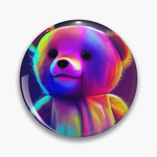 Item preview, Super colorful cute teddy bear designed and sold by Stanley de Wekker.