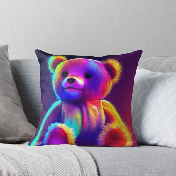 Item preview, Super colorful cute teddy bear designed and sold by Stanley de Wekker.