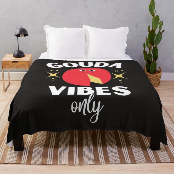 Item preview, Cheese Lovers | Gouda Vibes Only | Funny Quotes designed and sold by ModkMerch.