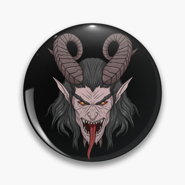 Artikelvorschau, Creepy Krampus Smile Scary Christmas Evil Smiling Krampus Gear entworfen und verkauft von DynamicDesign.