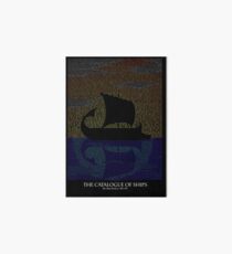 The Iliad - Catalogue of Ships Typography Art Board