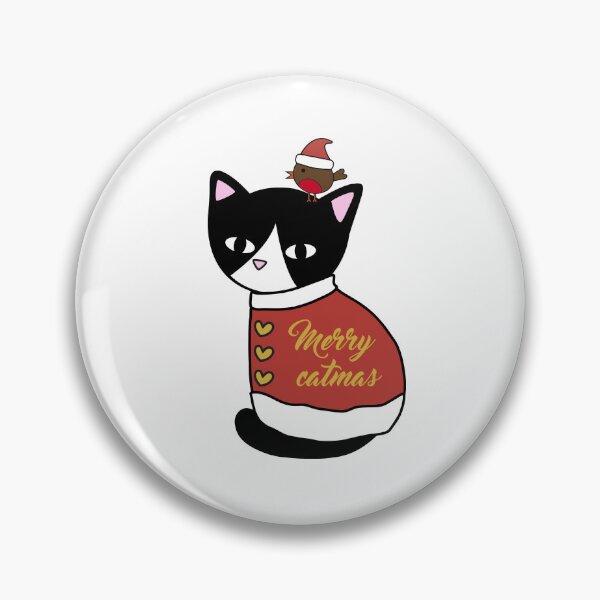 Item preview, Merry catmas Robin redbreast 3 designed and sold by MeowMusic.