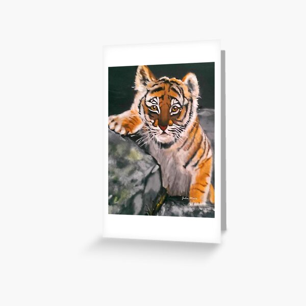 Baby Tiger Greeting Card