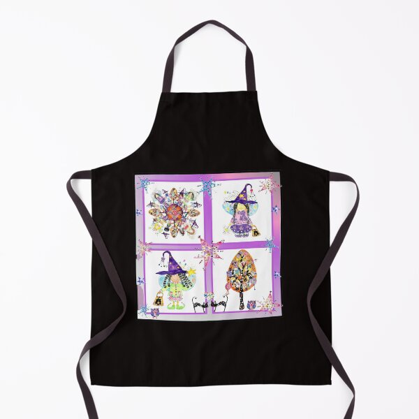 Item preview, Halloween Patchwork Watercolour Collage designed and sold by DefaultOneWorld.
