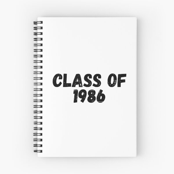 Item preview, class of 1986 designed and sold by school-year.