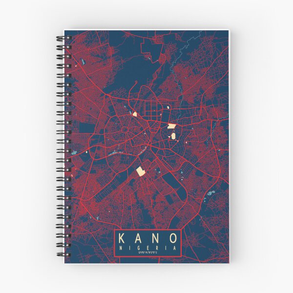 Item preview, Kano City Map of Nigeria - Hope designed and sold by deMAP.