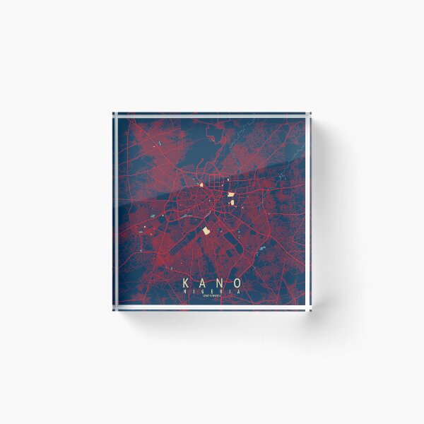 Item preview, Kano City Map of Nigeria - Hope designed and sold by deMAP.