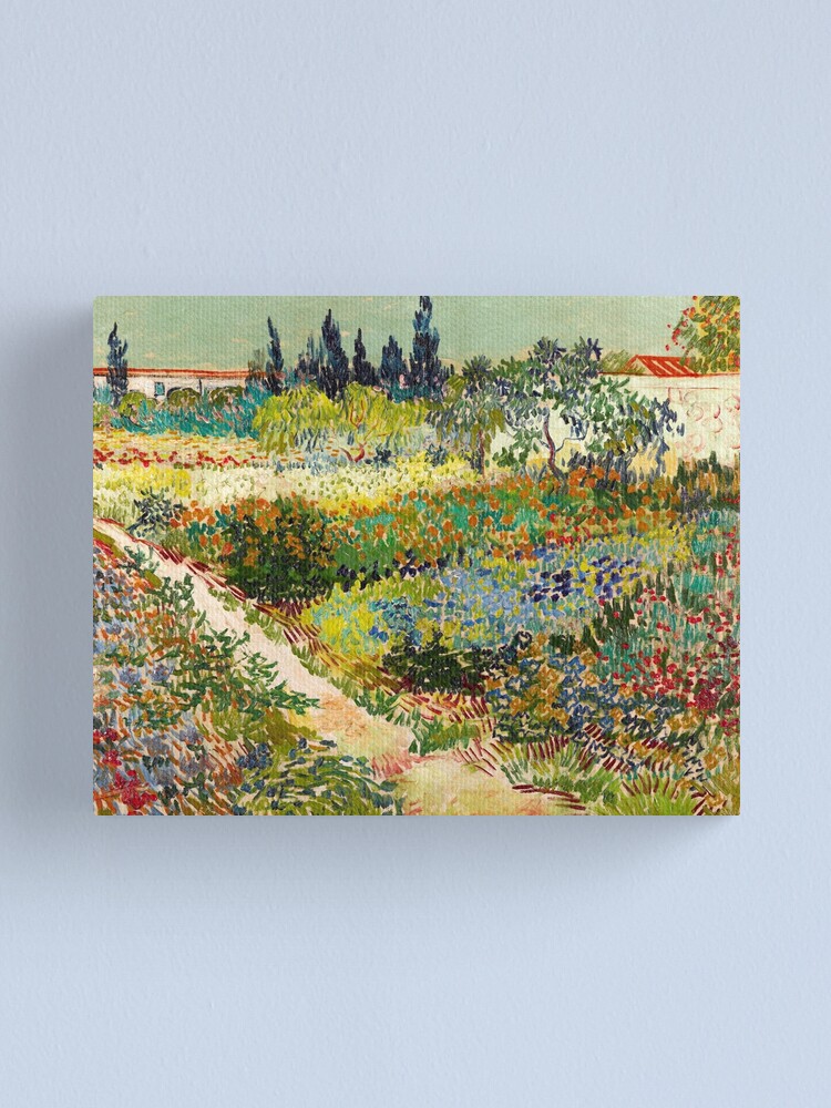 Vincent van Gogh - Garden at Arles, 1888  Canvas Print for Sale