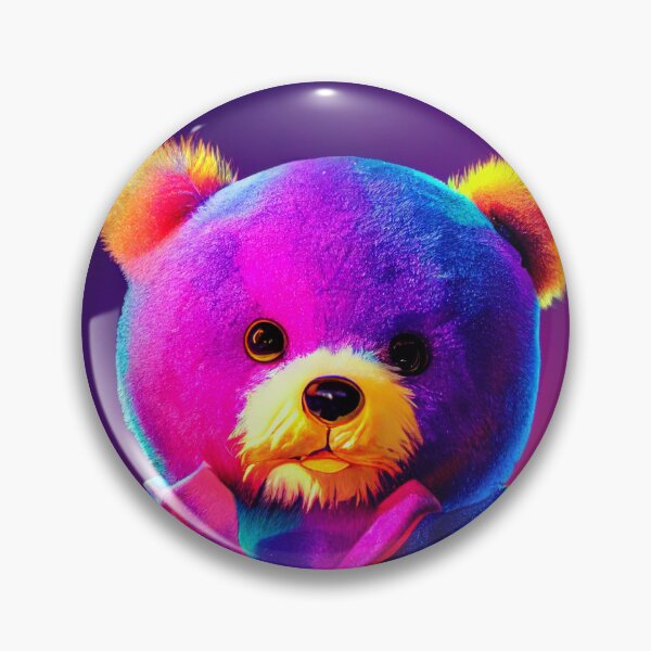 Item preview,  Super colorful teddy bear designed and sold by Stanley de Wekker.