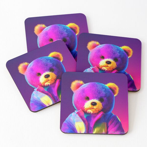 Item preview,  Super colorful teddy bear designed and sold by Stanley de Wekker.
