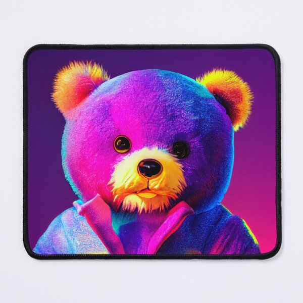 Item preview,  Super colorful teddy bear designed and sold by Stanley de Wekker.