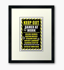 Gamer Framed Print