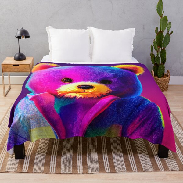 Item preview,  Super colorful teddy bear designed and sold by Stanley de Wekker.