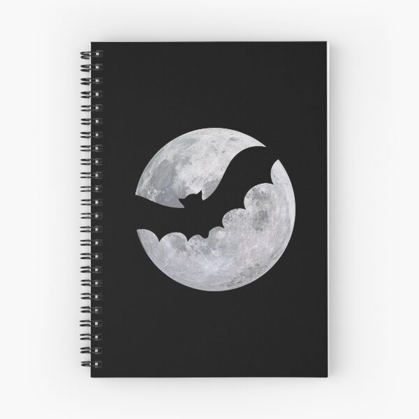 Item preview, Halloween Vibes - Bat Flying Across the Full Moon designed and sold by humnoo.