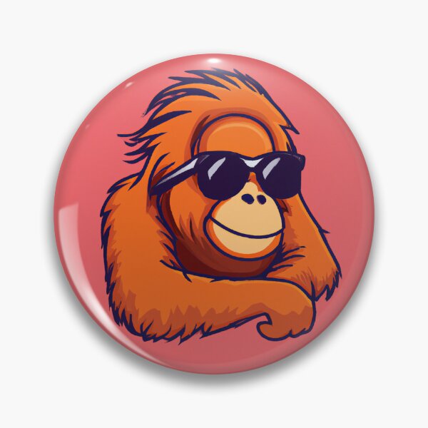 Item preview, Cool Orangutan designed and sold by Digital Daydreams.