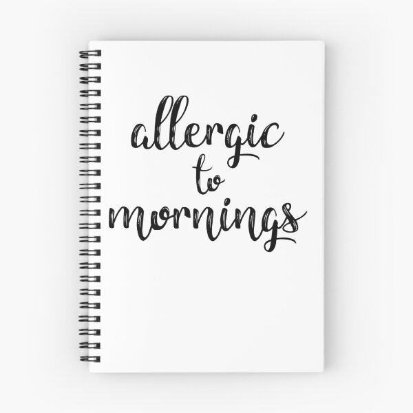 Item preview, Allergic To Mornings designed and sold by kamrankhan.