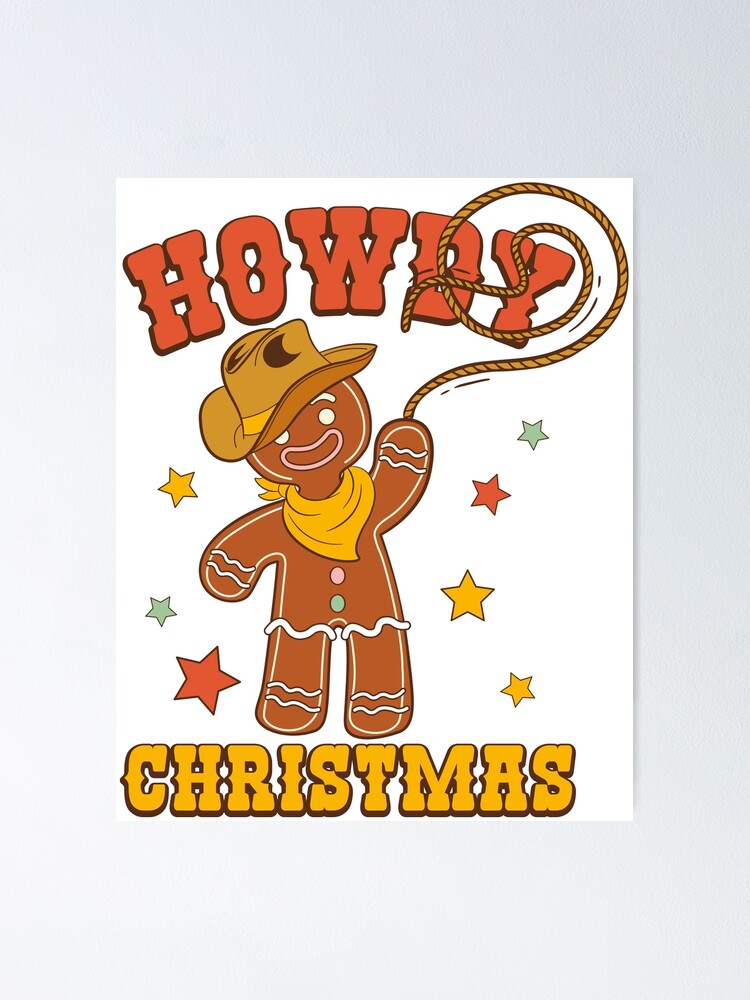 Thumbnail 1 of 3, Poster, HOWDY CHRISTMAS designed and sold by crystalwarrior.
