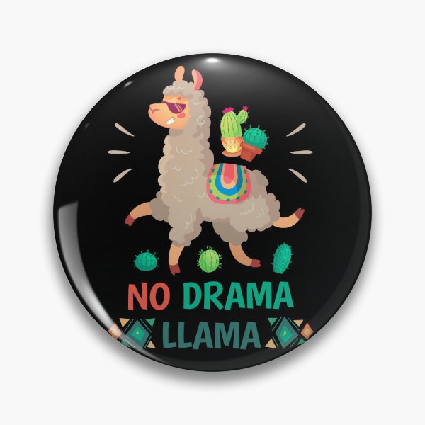 Artikelvorschau, Ein Design mit einem Lama und dem Slogan No Drama Llama entworfen und verkauft von velisani.