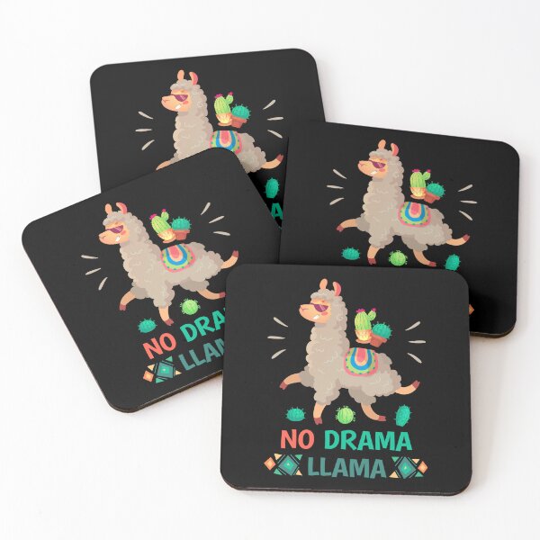 Artikelvorschau, Ein Design mit einem Lama und dem Slogan No Drama Llama entworfen und verkauft von velisani.