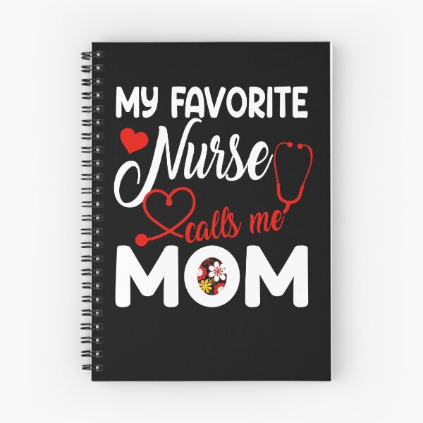 Item preview, My Favorite Nurse Calls Me Mom Cute Flowers mothers day gift designed and sold by Simeon	 Dorelus.