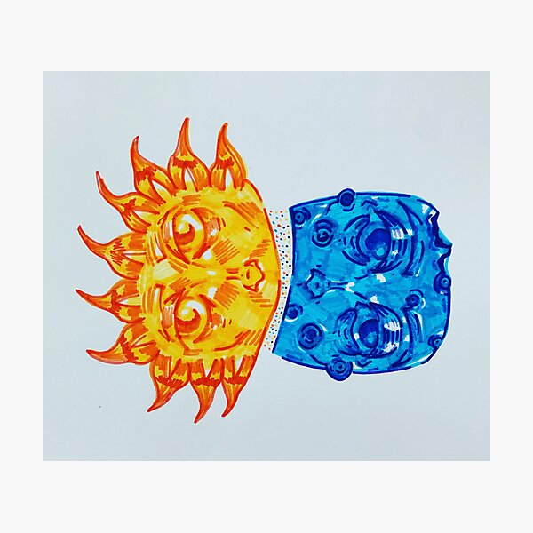Item preview, Sun & Moon designed and sold by Oakraider09.