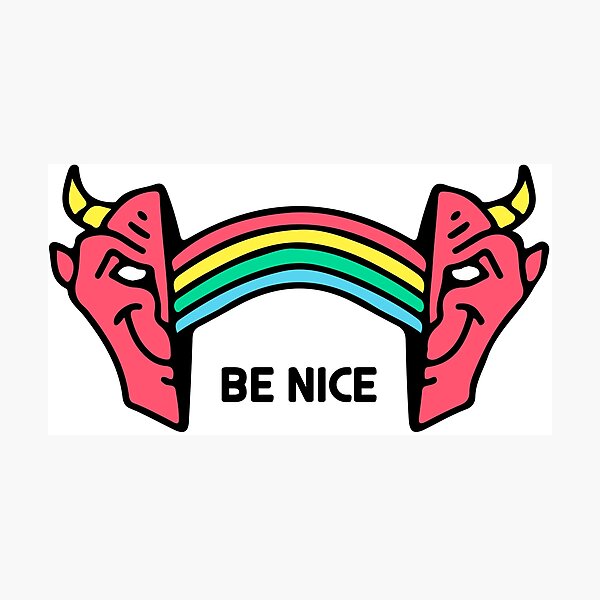 Item preview, BE NICE designed and sold by PINK BANANA.