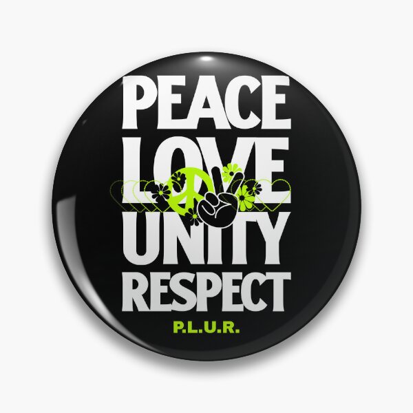 Item preview, Peace Love Unity Respect (green) designed and sold by Discothreadz.