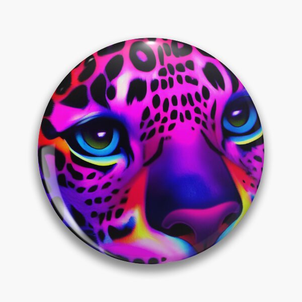 Item preview, Super colorful Leopard designed and sold by Stanley de Wekker.
