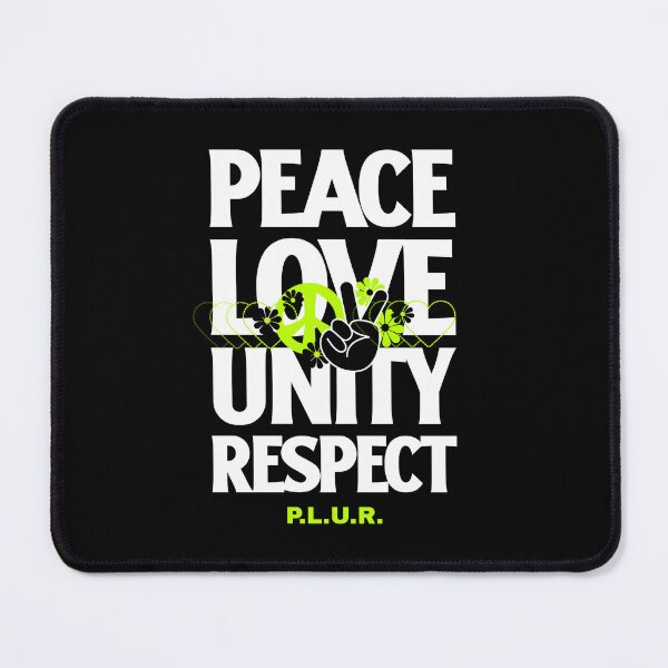 Item preview, Peace Love Unity Respect (green) designed and sold by Discothreadz.