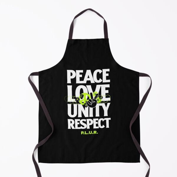 Item preview, Peace Love Unity Respect (green) designed and sold by Discothreadz.