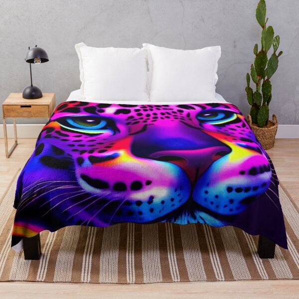 Item preview, Super colorful Leopard designed and sold by Stanley de Wekker.