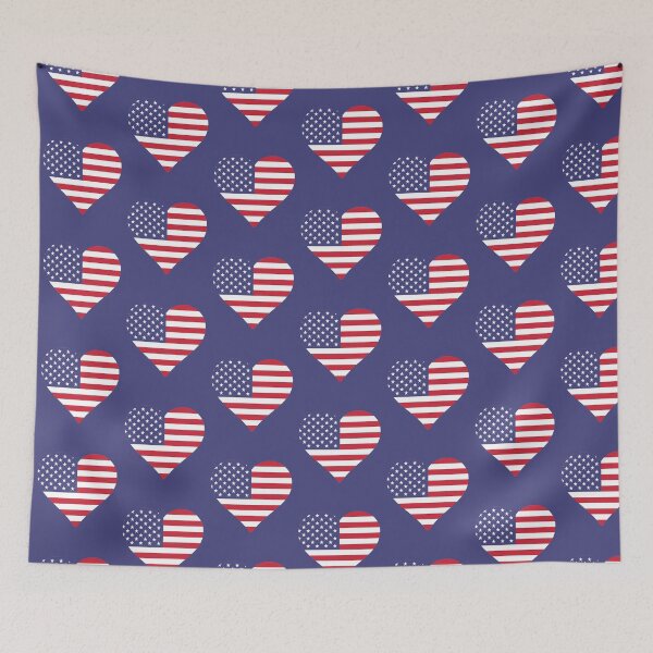 Item preview, American Flag Heart  by Scarebaby designed and sold by Greenbaby.