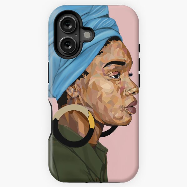 Blue head wrap iPhone Tough Case