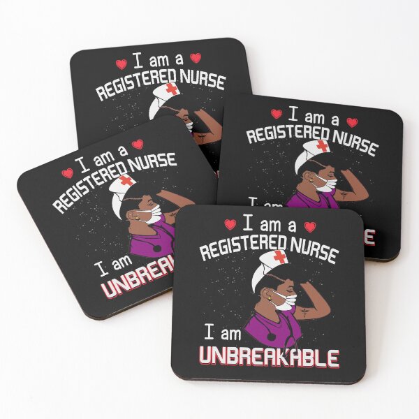 Item preview, I Am A Registered Black Nurse I Am Unbreakable Black Nurse Nursing Student designed and sold by Simeon	 Dorelus.