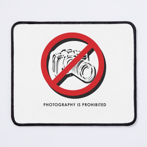 Item preview, No Photos Please, Photography Is Prohibited designed and sold by PapaBujuGaming.