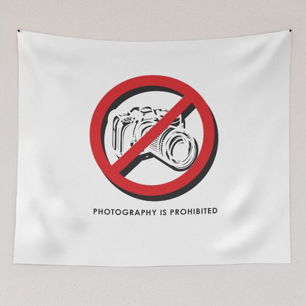 Item preview, No Photos Please, Photography Is Prohibited designed and sold by PapaBujuGaming.