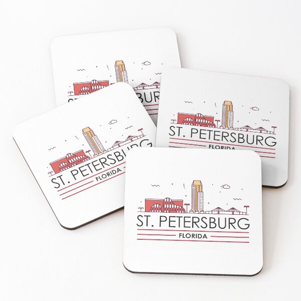 Item preview, City Skyline St. Petersburg Florida  designed and sold by FanityPrints.