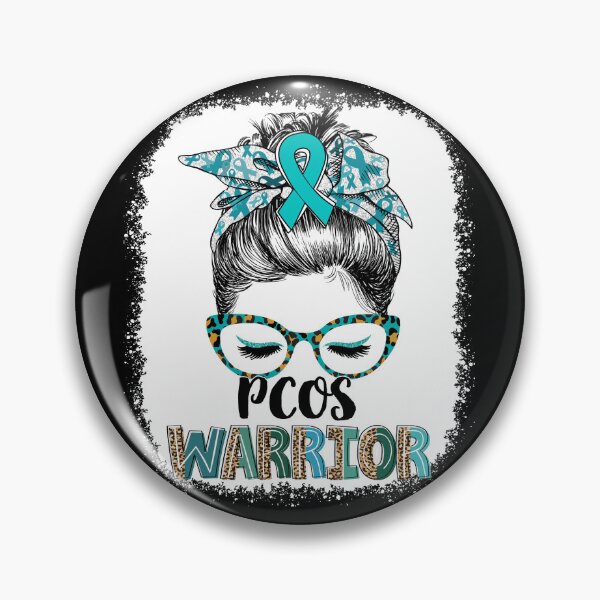 Item preview, Messy Bun Leopard PCOS Warrior designed and sold by rechardtee.