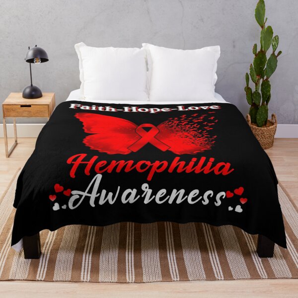 Item preview, Faith Hope Love Butterfly Hemophilia Awareness designed and sold by Gillosina.