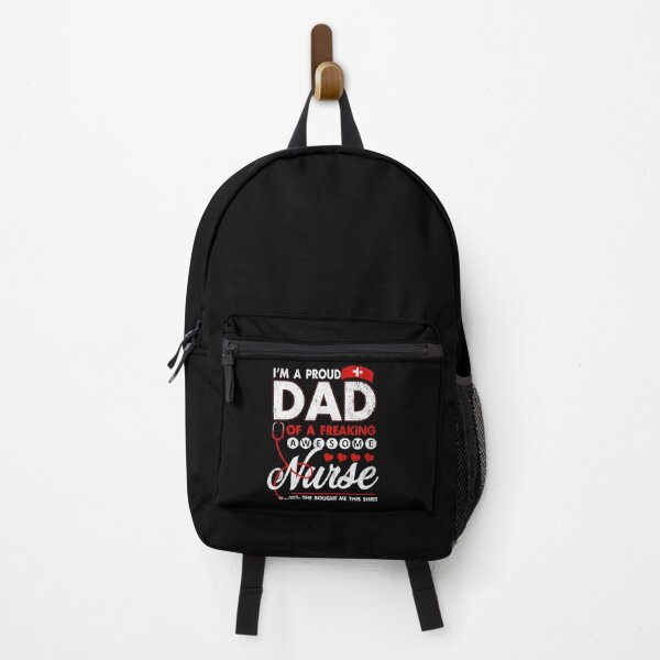Item preview, I'm A Proud Dad Of A Freaking Awesome Nurse Gift For Father designed and sold by Simeon Dorelus.