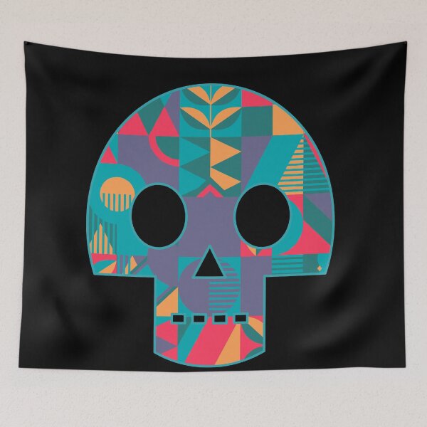 Item preview, Geometric Abstract Skull designed and sold by makart2.