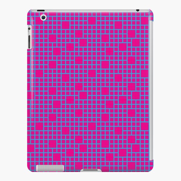 Be There Or Be Square - Pink/Blue iPad Snap Case