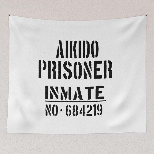 Item preview, Aikido Prisoner Lazy Halloween Costume! Funny Design for an aikidoka and Aikido lovers! designed and sold by TheKarateStore.