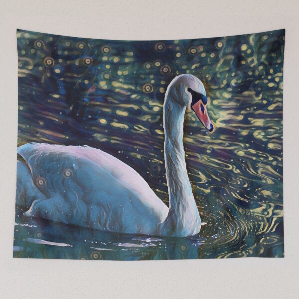 Item preview, MAJESTIC SWAN designed and sold by KatisDesign.