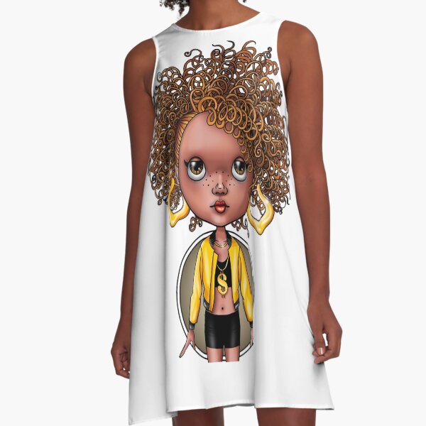 Georgia Peach A-Line Dress