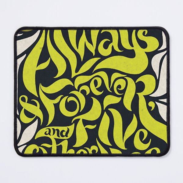 Item preview, Always & Forever typography design designed and sold by msdesignclub.